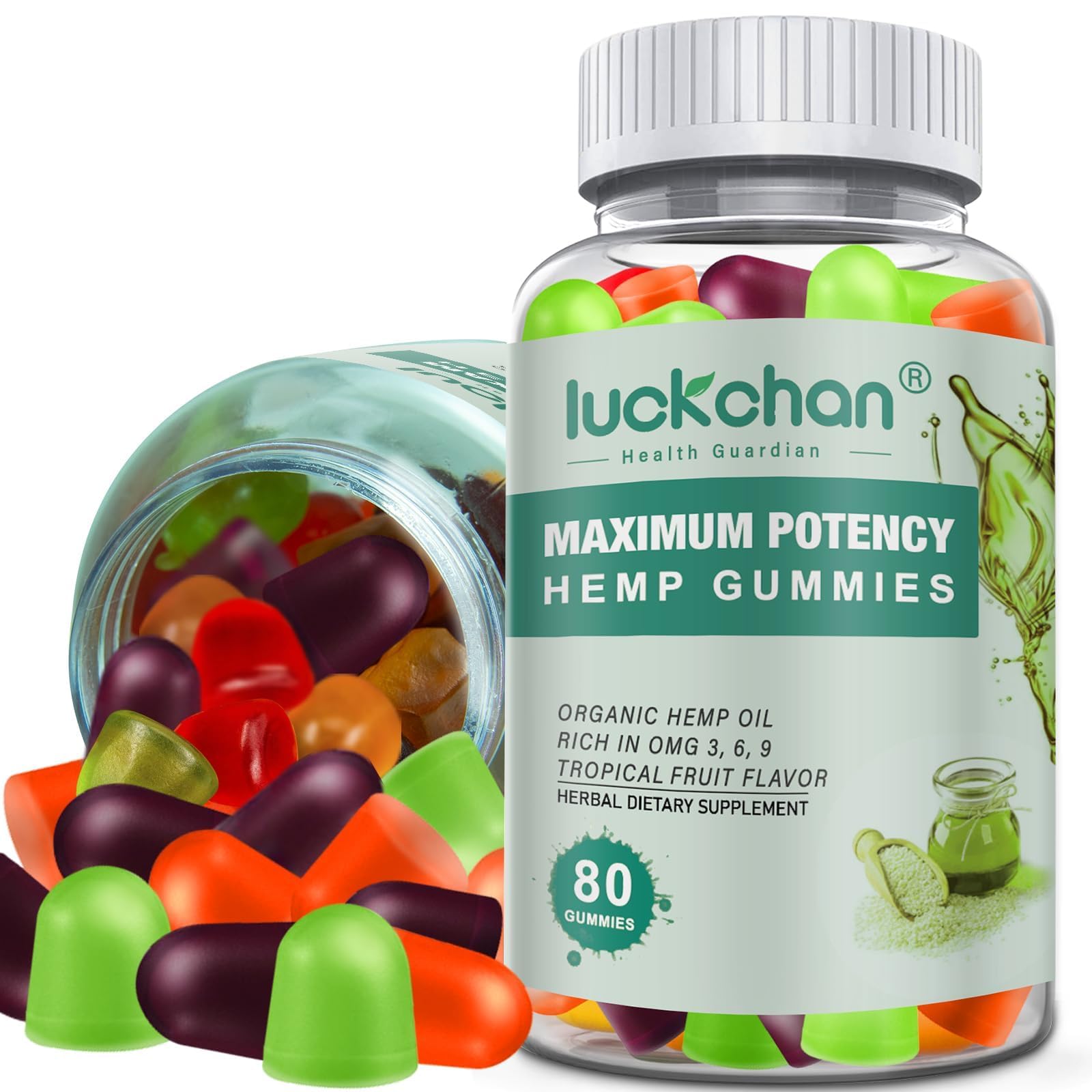 LUCKCHAN frente del envase mostrando diseño y beneficios
