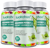 LUCKCHAN vista frontal del pack de tres frascos, conveniencia y ahorro