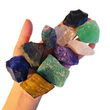 Luckeeper frontal del lote de piedras mostrando variedad y utilidad
