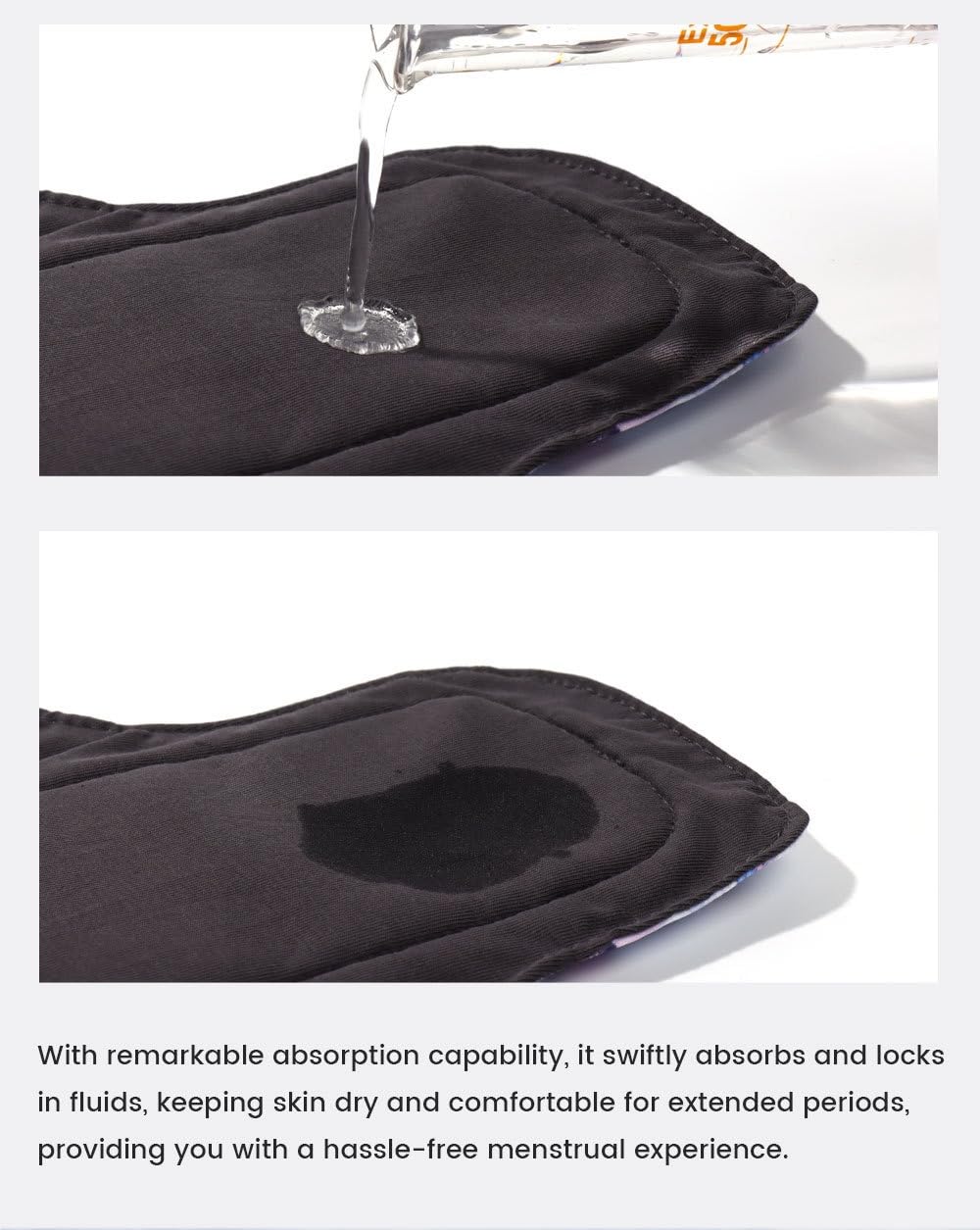 LUCKYPADS detalle del doble snap que asegura la toalla evitando deslizamientos