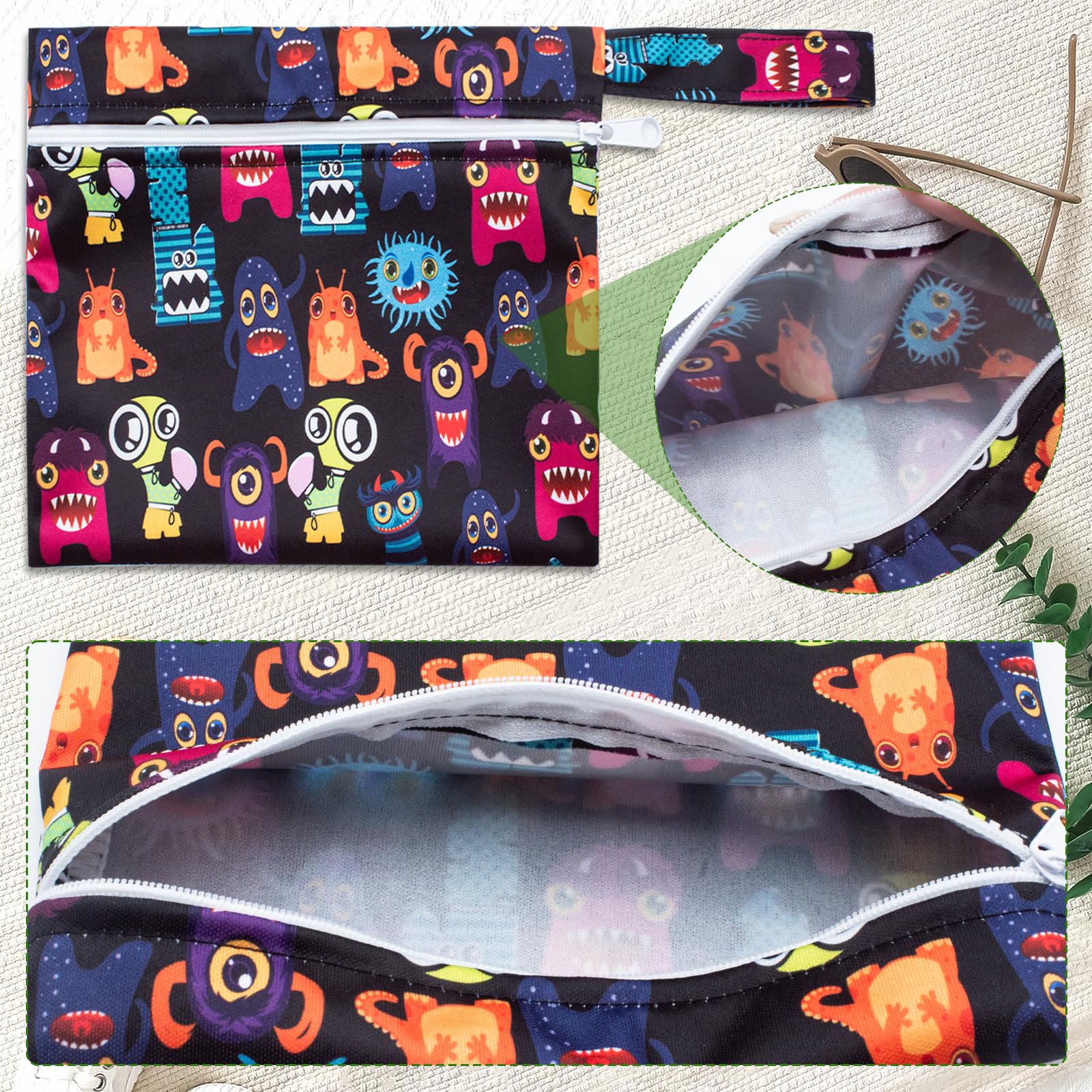 LUCKYPADS bolsa de malla y bolsa con asa para transporte y lavado fácil