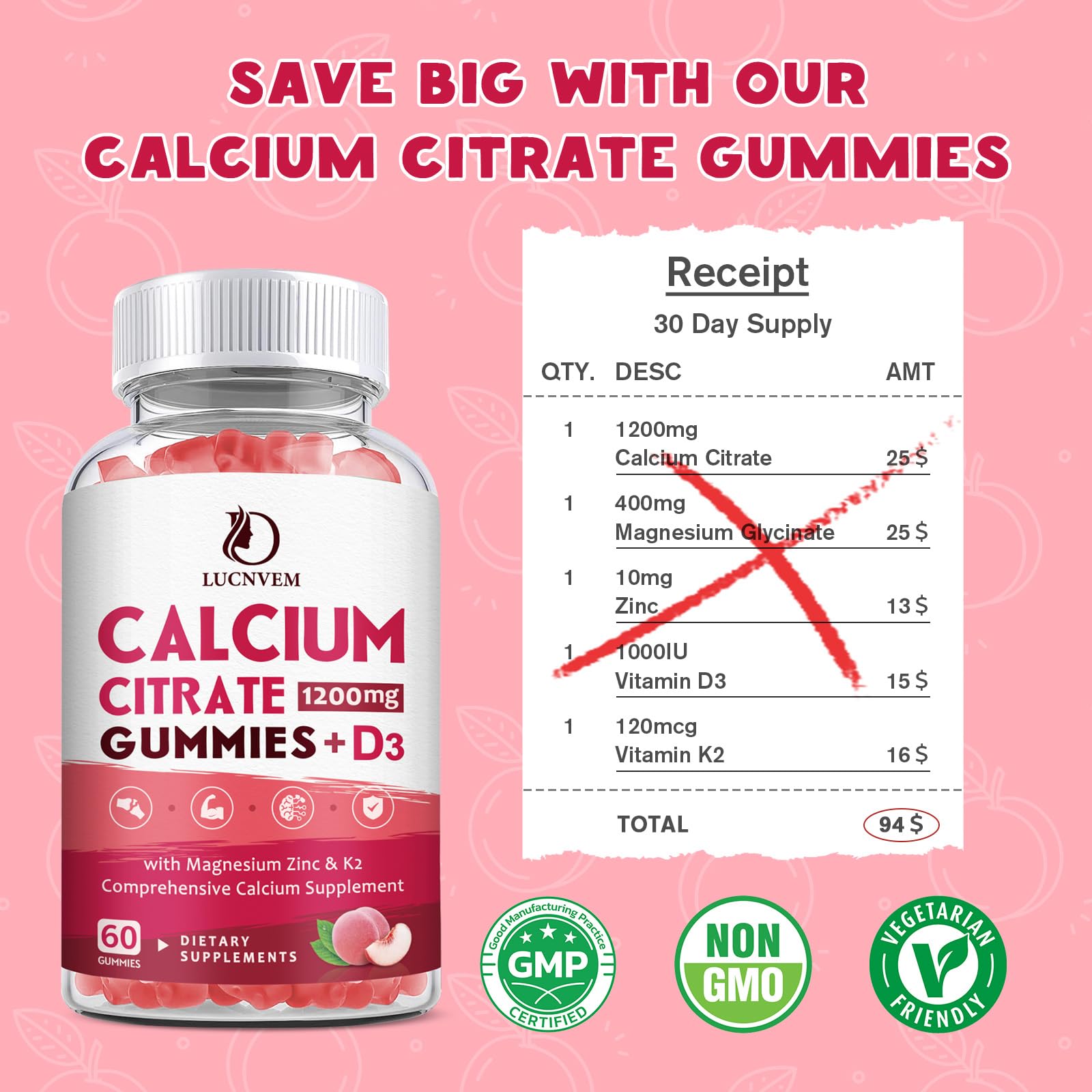 LUCNVEM frasco junto a ingredientes que indica composición completa y confianza