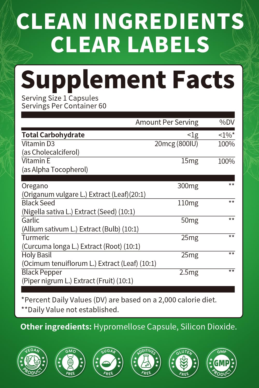 Lukaree etiqueta con lista de ingredientes para revisar vitaminas y aceites