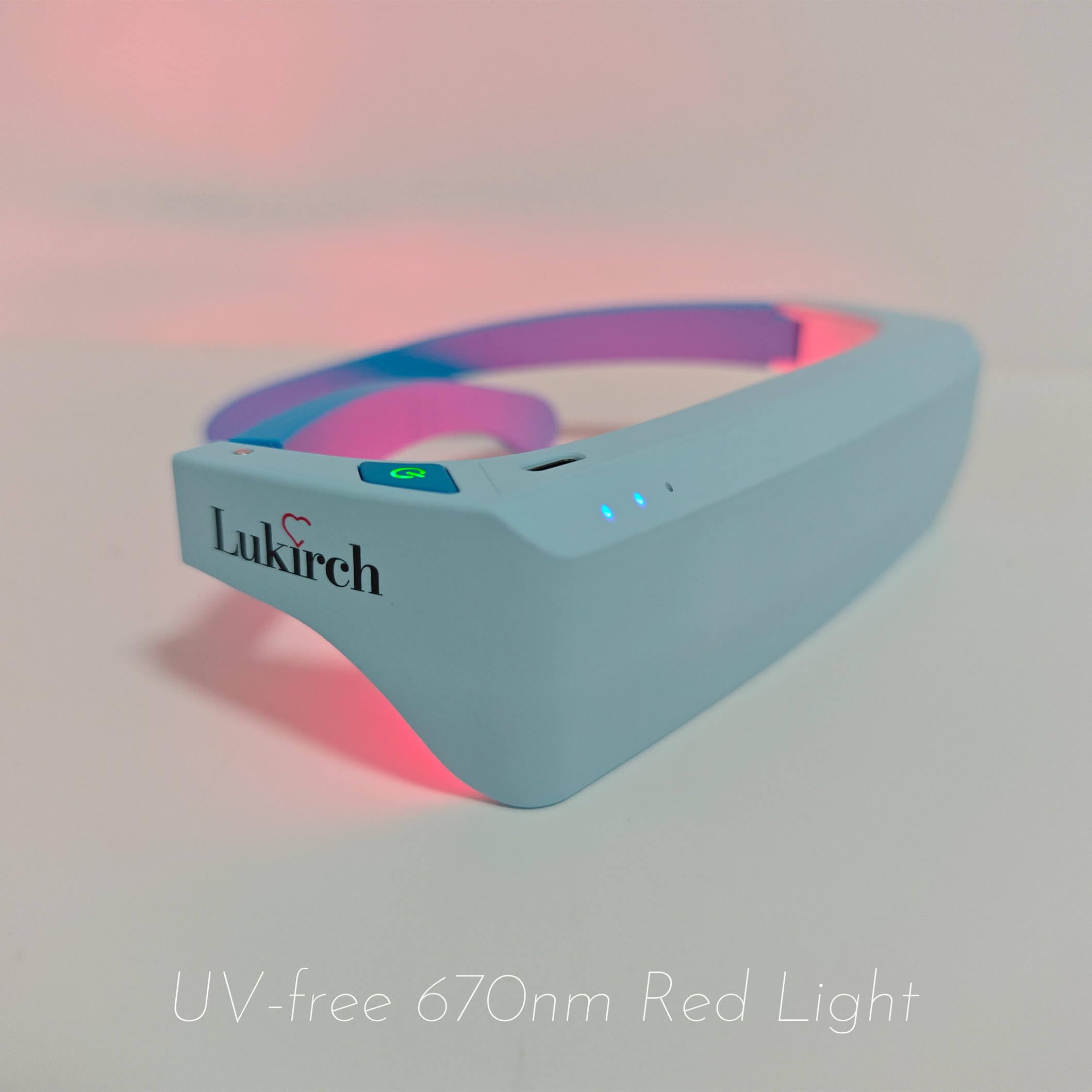 Lukirch primer plano de LEDs 670nm mostrando emisión uniforme y segura