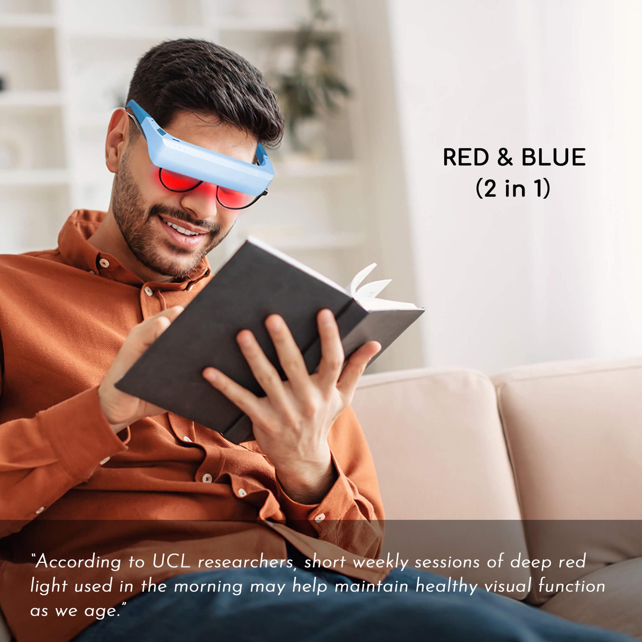 Lukirch estilo de vida relajación usando gafas durante lectura nocturna