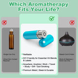 Lulupaxton inhalador nasal dentro de bolso para aromaterapia en viaje