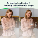 LULUTOX comparación de tamaño del envase con objetos cotidianos