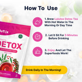LULUTOX detalle de etiqueta con información de ingredientes clara