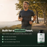 Luma Nutrition cápsula en mano demostrando tamaño cómodo y dosificación