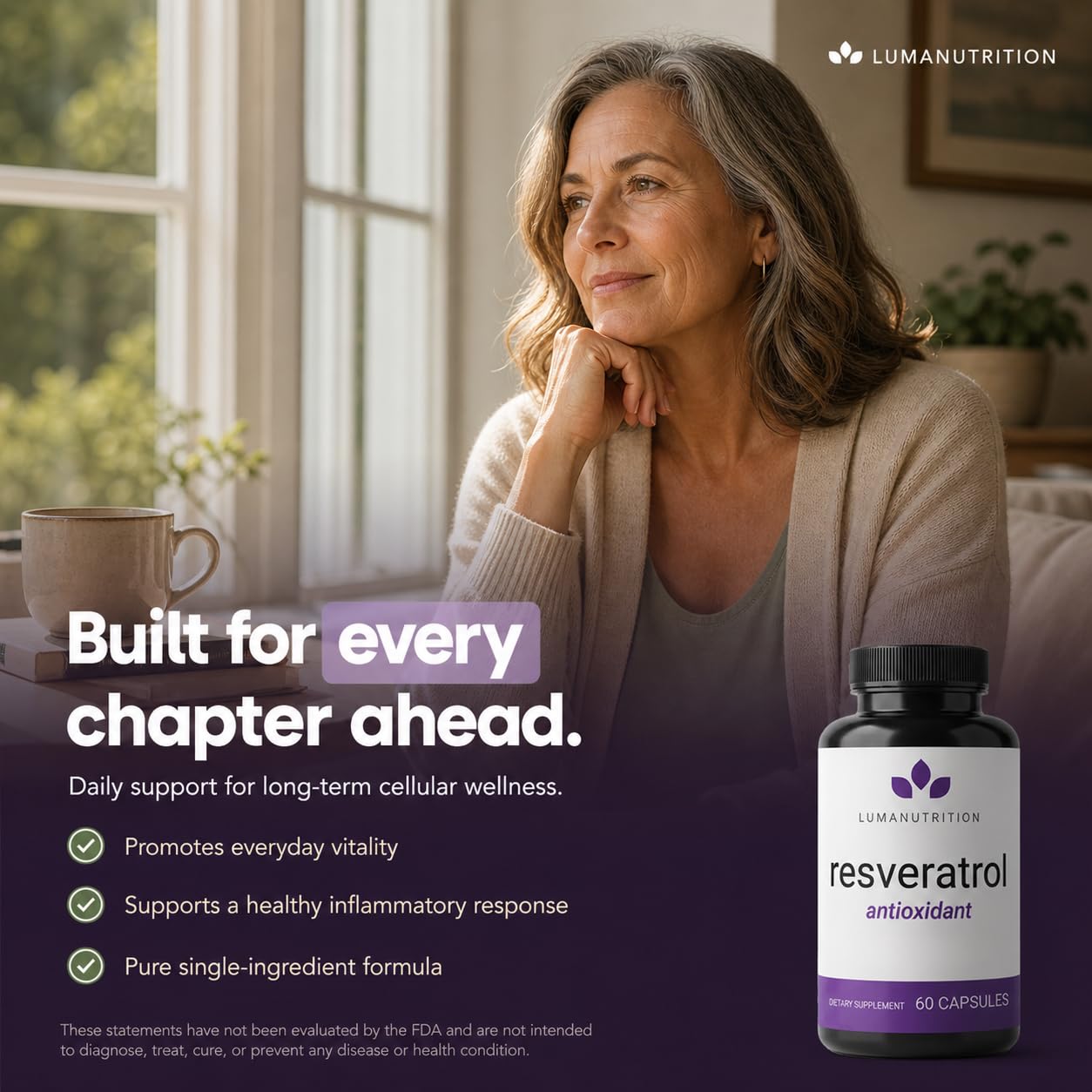 Luma Nutrition etiqueta con información de ingredientes y concentración
