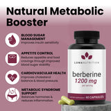 Luma Nutrition etiqueta nutricional legible con información de berberine