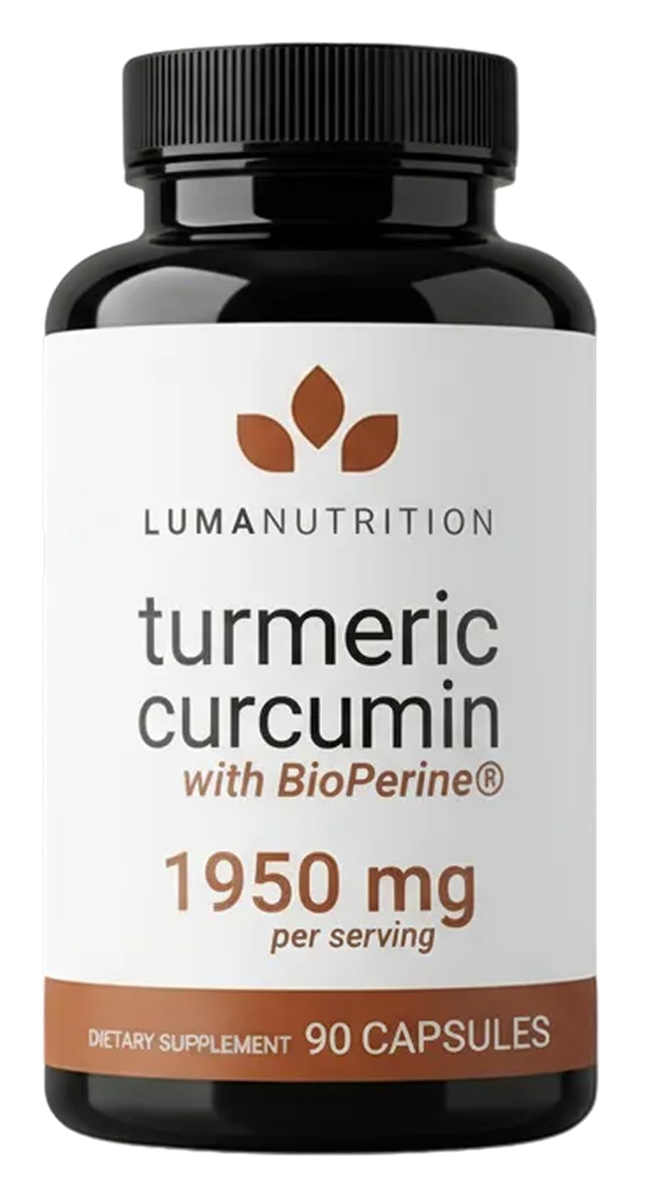 Luma Nutrition frasco frontal mostrando presentación y beneficios claramente