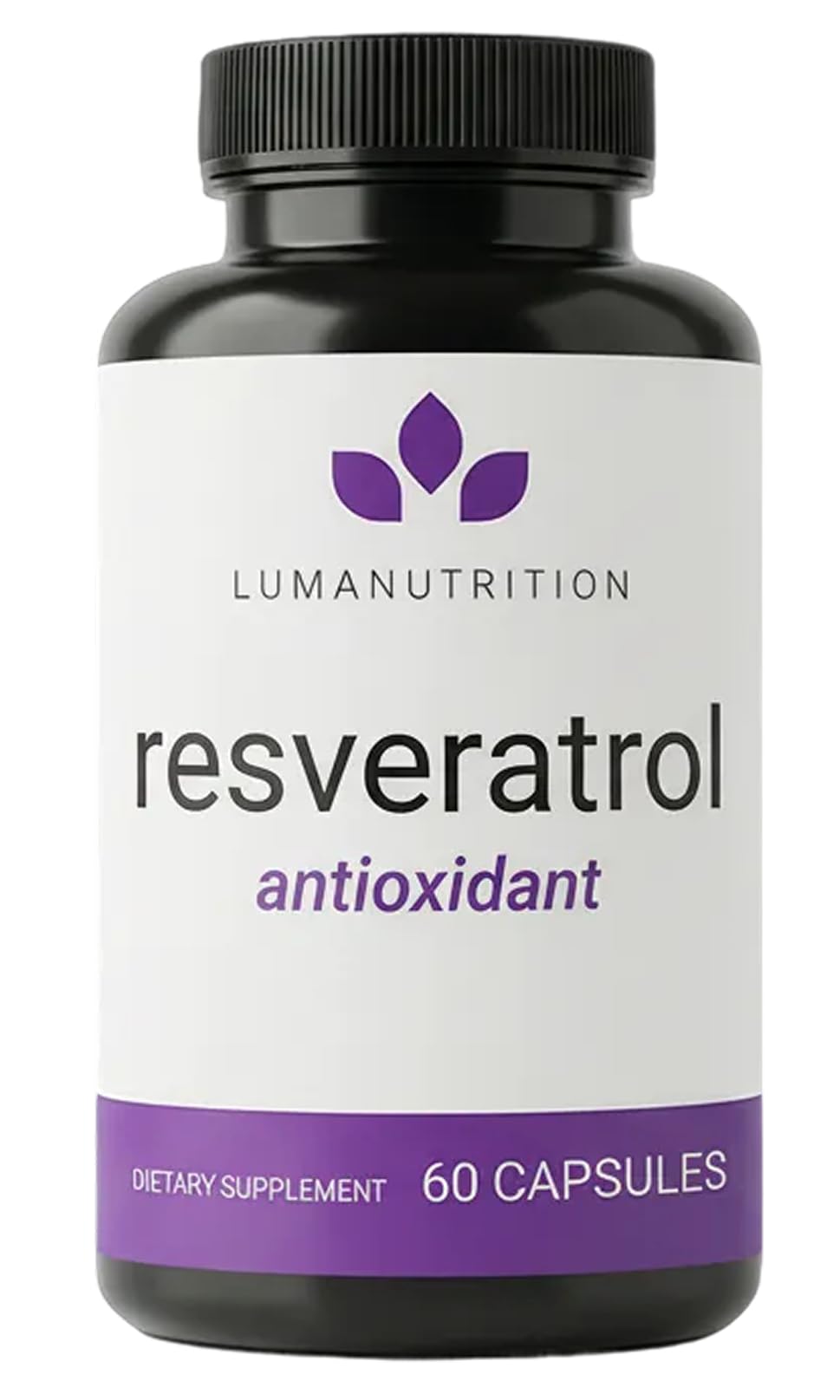 Luma Nutrition envase frontal mostrando 60 cápsulas y pureza alta