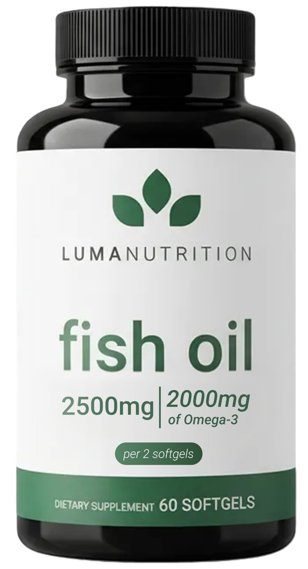 Luma Nutrition frontal del envase mostrando dosificación y beneficio