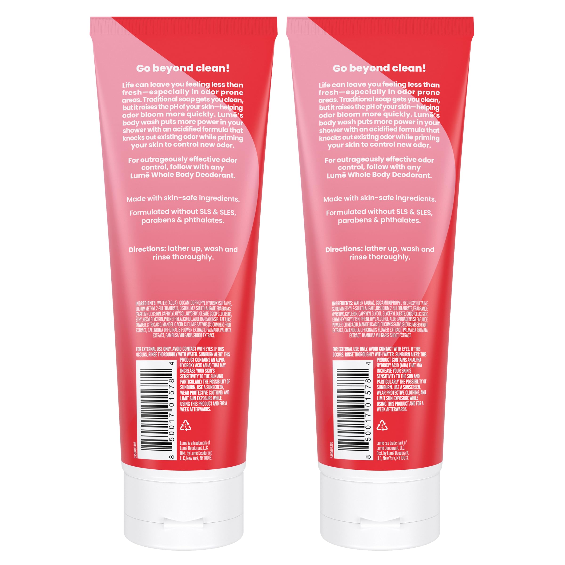 Lume textura cremosa del gel para limpieza suave e hidratación