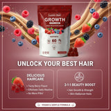 Lumin Hair etiqueta con ingredientes para ver biotina y colágeno claramente