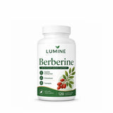 LUMINE frasco frontal del suplemento berberine 4-in-1 para almacenamiento práctico