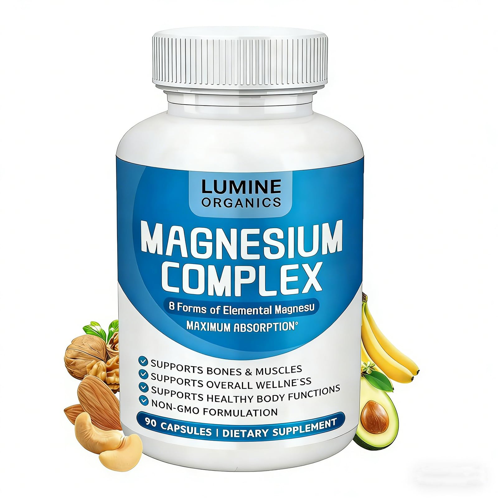 Lumine Organics detalle de la etiqueta nutricional y recomendaciones de uso