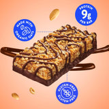 Luna Bar ingredientes clave avena, cacahuete y proteína vegetal