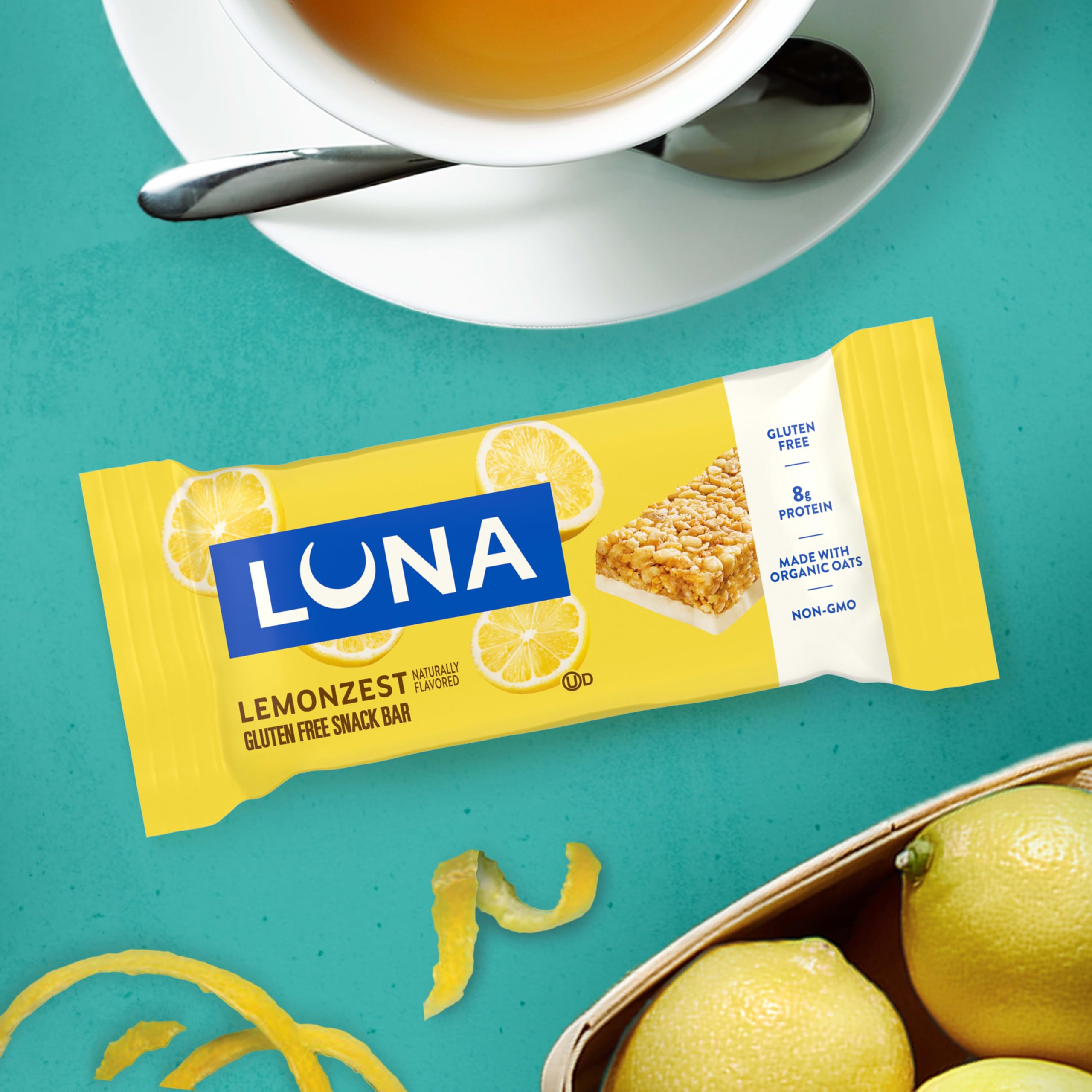 Luna Bar dentro de una mochila, snack portable para actividades diarias
