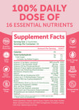 Lunakai etiqueta nutricional cercana con información de dosis visible