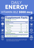 Lunakai etiqueta nutricional legible con 3000 mcg por porción y datos claros