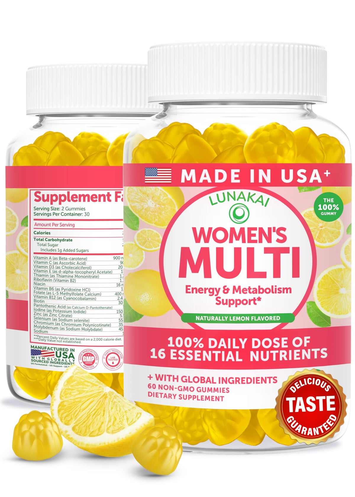 Lunakai frente del envase mostrando 60ct y beneficios claros
