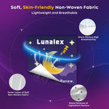Lunalex primer plano del parche y textura no tejida para rápida absorción