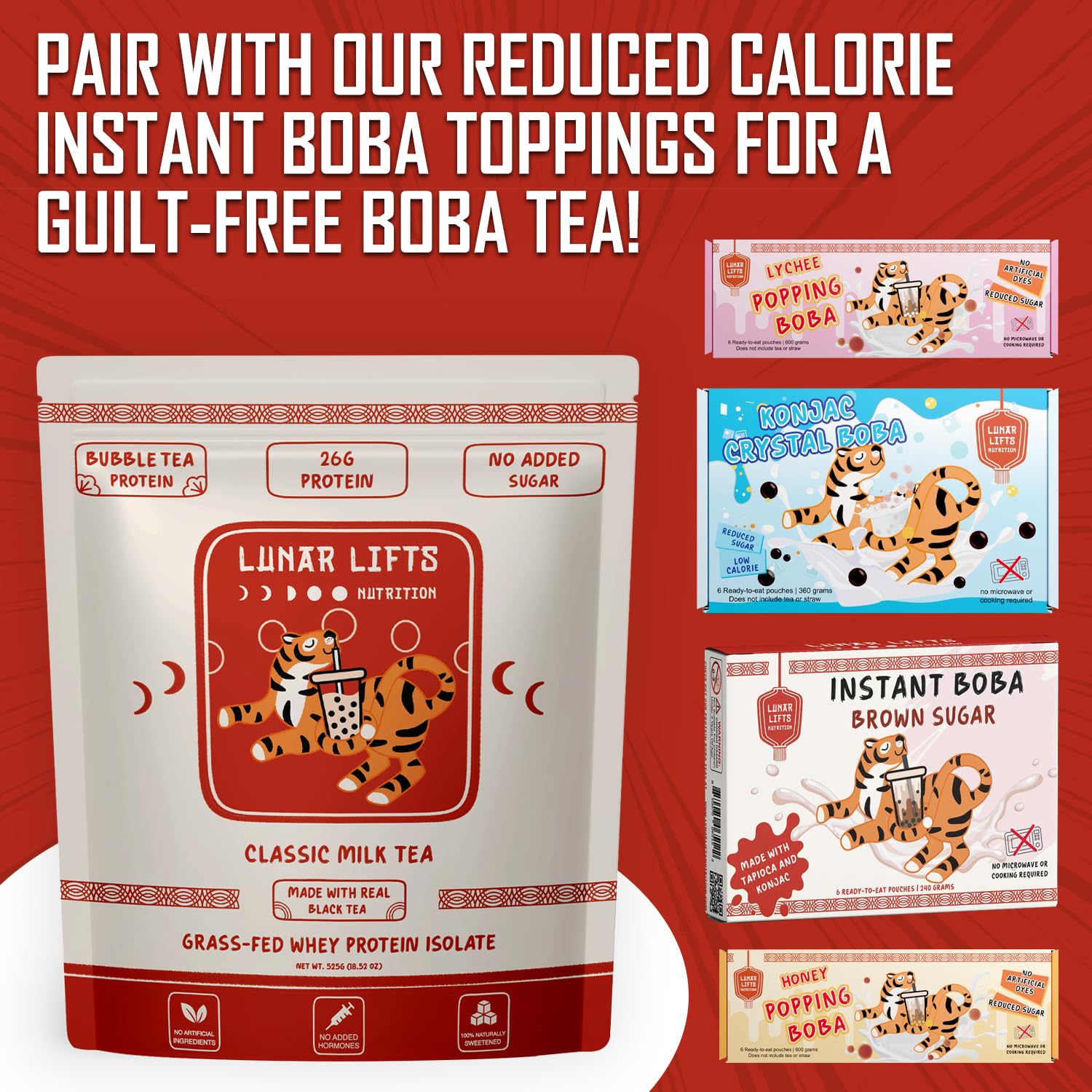 Lunar Lifts desayuno proteico estilo lifestyle, energía sostenida