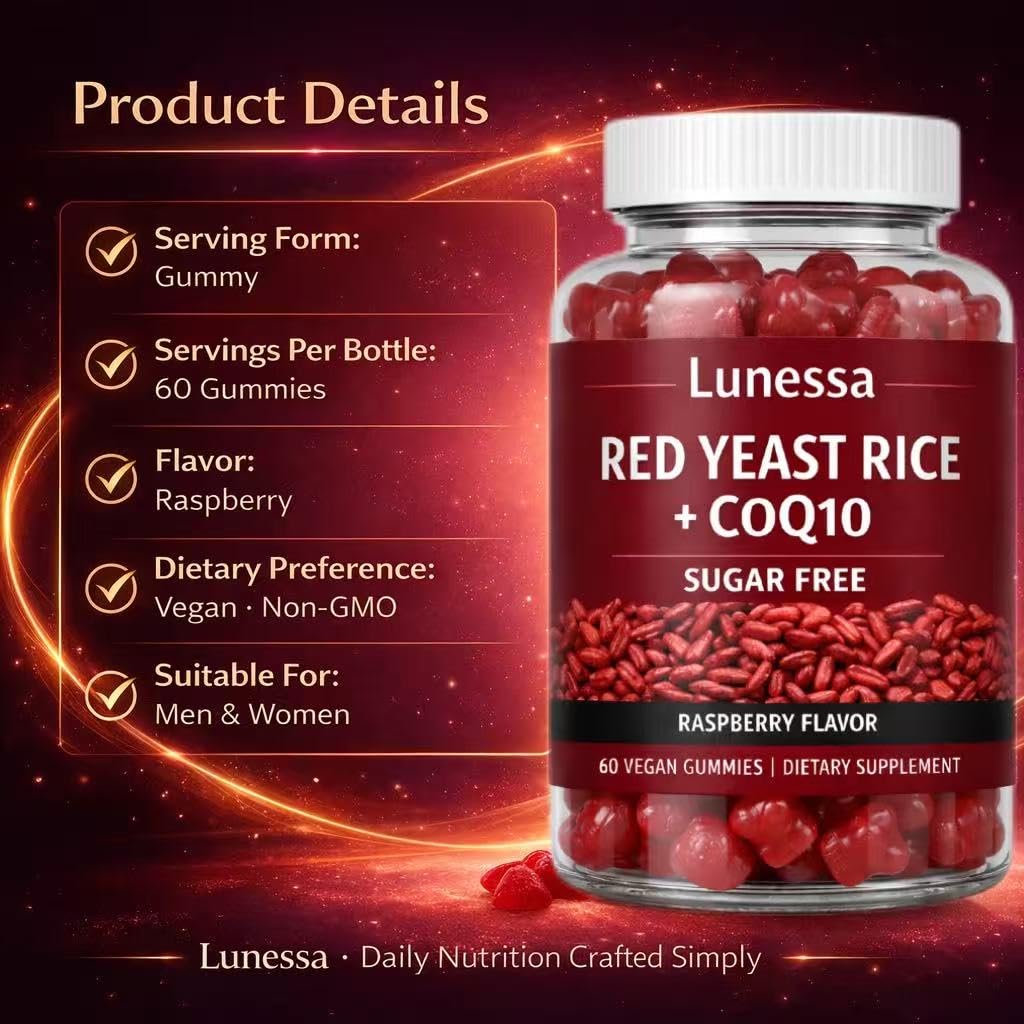 SUBMETIC Lunessa envase abierto mostrando 60 gomitas para conveniencia