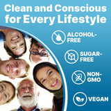 LUNG CLEAR PRO etiqueta detalle con ingredientes, beneficio de transparencia en composición
