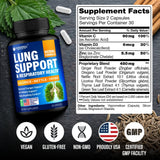 LUNGWELL ingredientes naturales montados para mostrar origen herbal