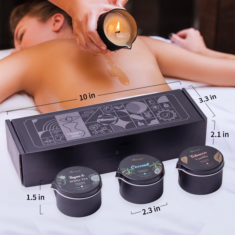 LUXMASA pareja realizando masaje con aceite cálido para mejorar la intimidad