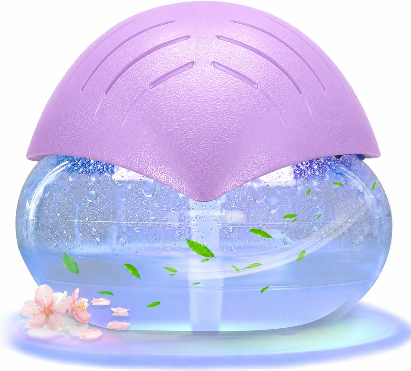 LWW ambientador morado frontal mostrando diseño elegante y beneficio aromático