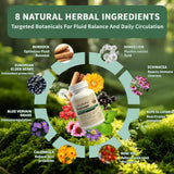 Generic ingredientes secos mostrando mezcla herbal de Lymphatic Drainage Capsules beneficios