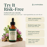 LYMPHORIA frasco en ambiente de bienestar que inspira rutina diaria