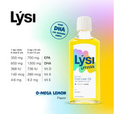 LYSI Littles botella abierta lista para servir con tapón visible