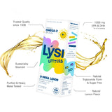 LYSI Littles textura del aceite mostrando claridad y pureza