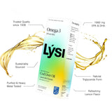 LYSI textura del aceite con aspecto límpido y aroma a menta