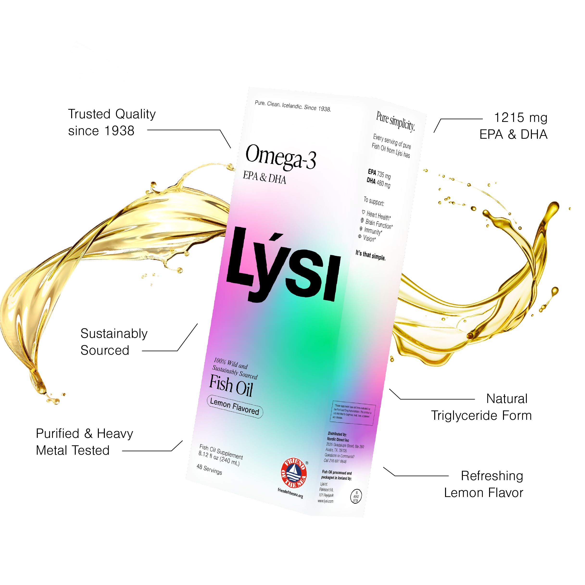 LYSI dosificación con cucharita para ajustar la toma diaria fácilmente