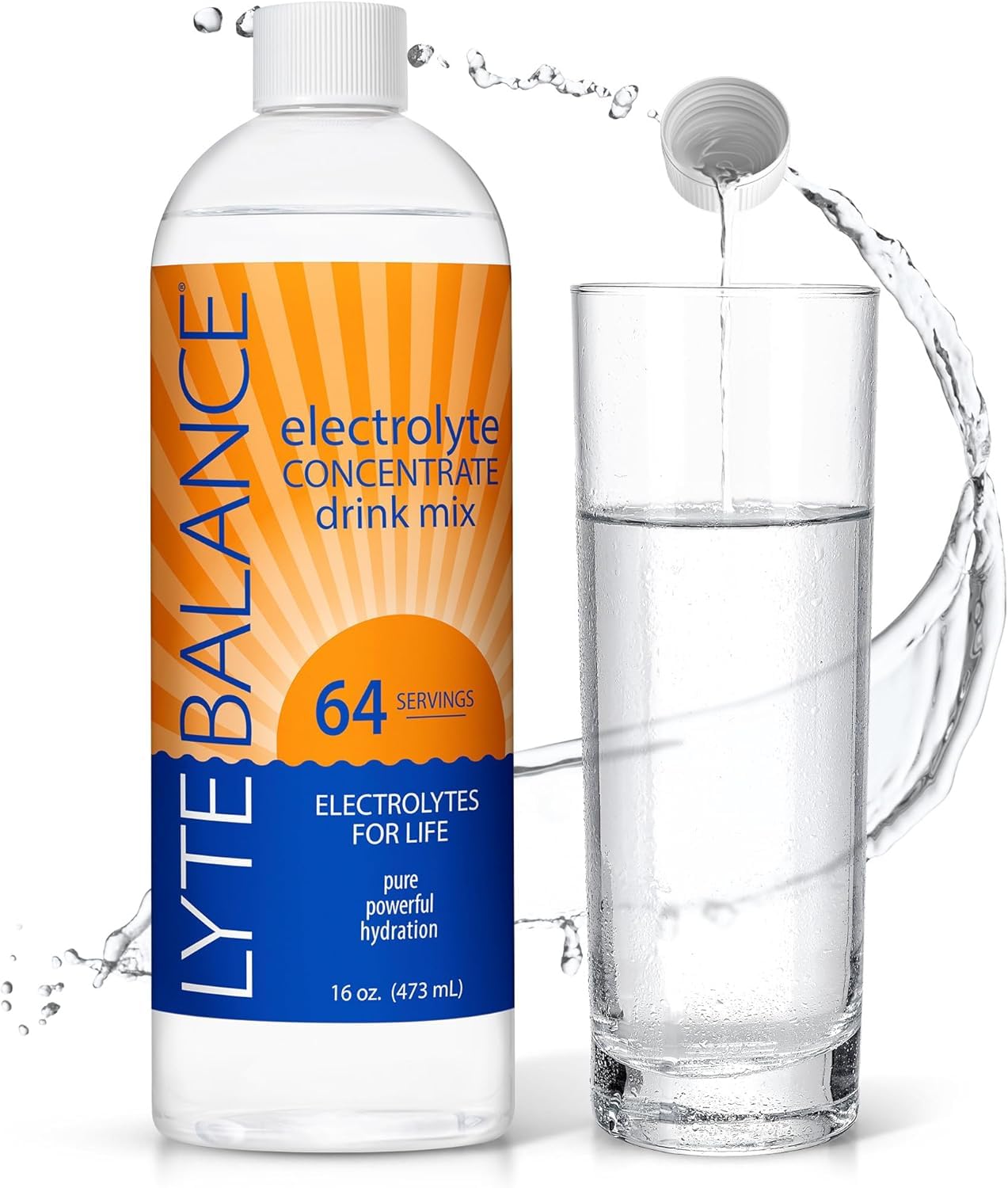 LYTE BALANCE botella frontal mostrando diseño listo para usar y dosificación