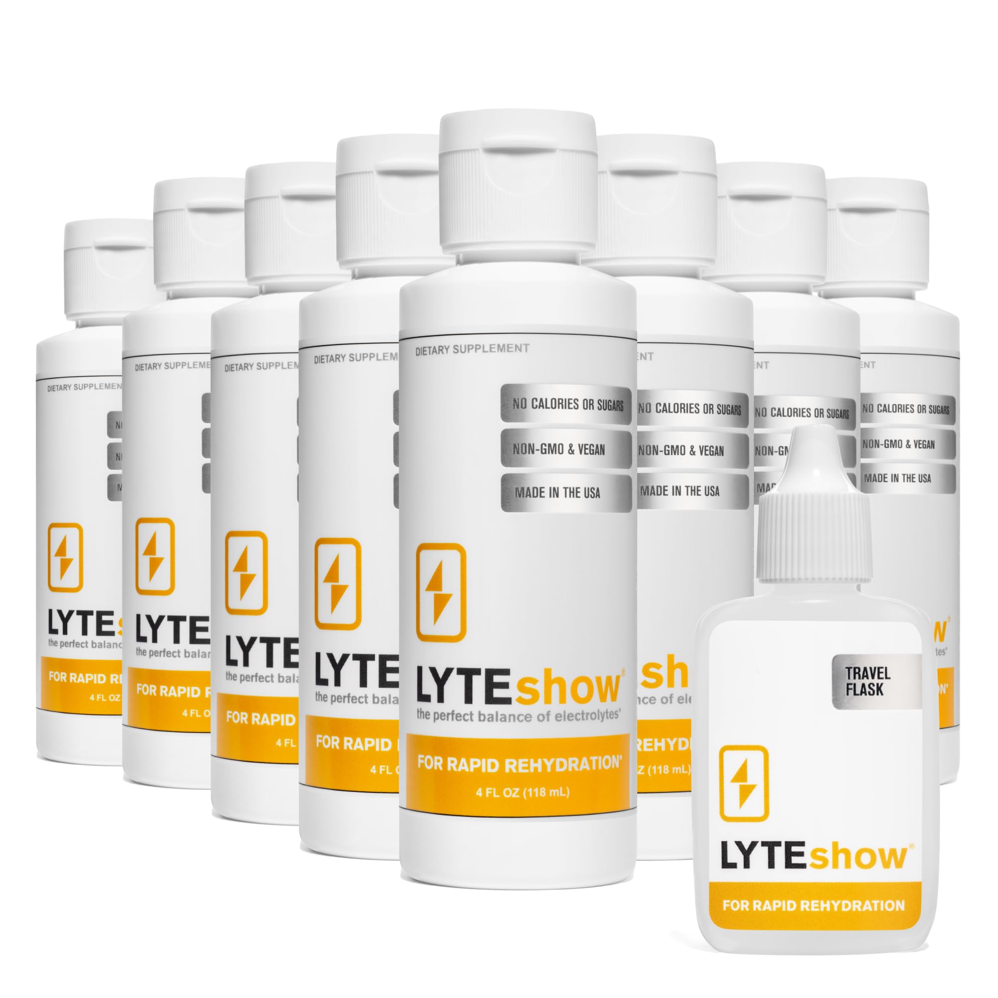 LyteLine frontal pack de ocho botellas, práctico para viaje y muchas raciones