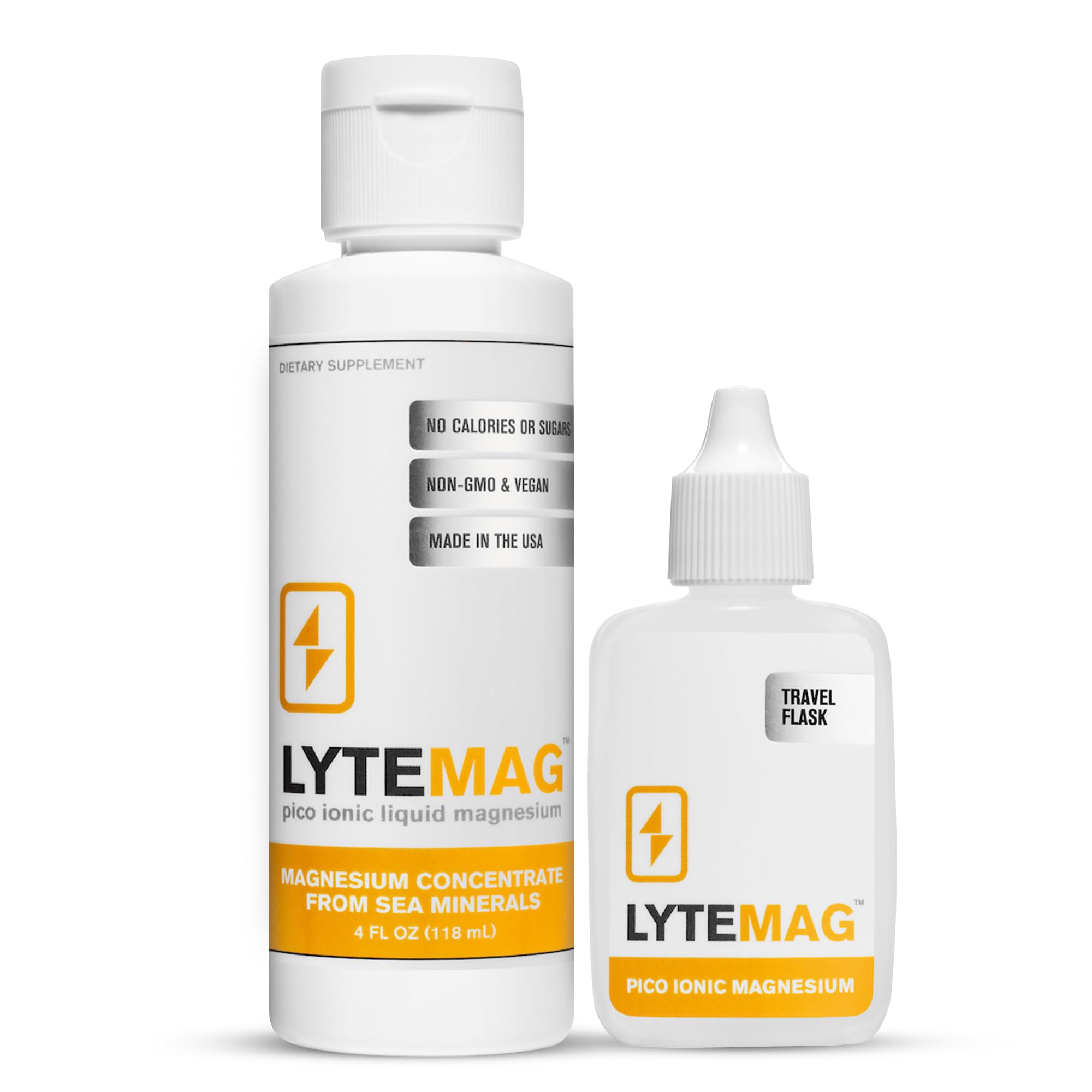 LyteLine LYTEmag frontal mostrando botella y etiqueta, absorción rápida