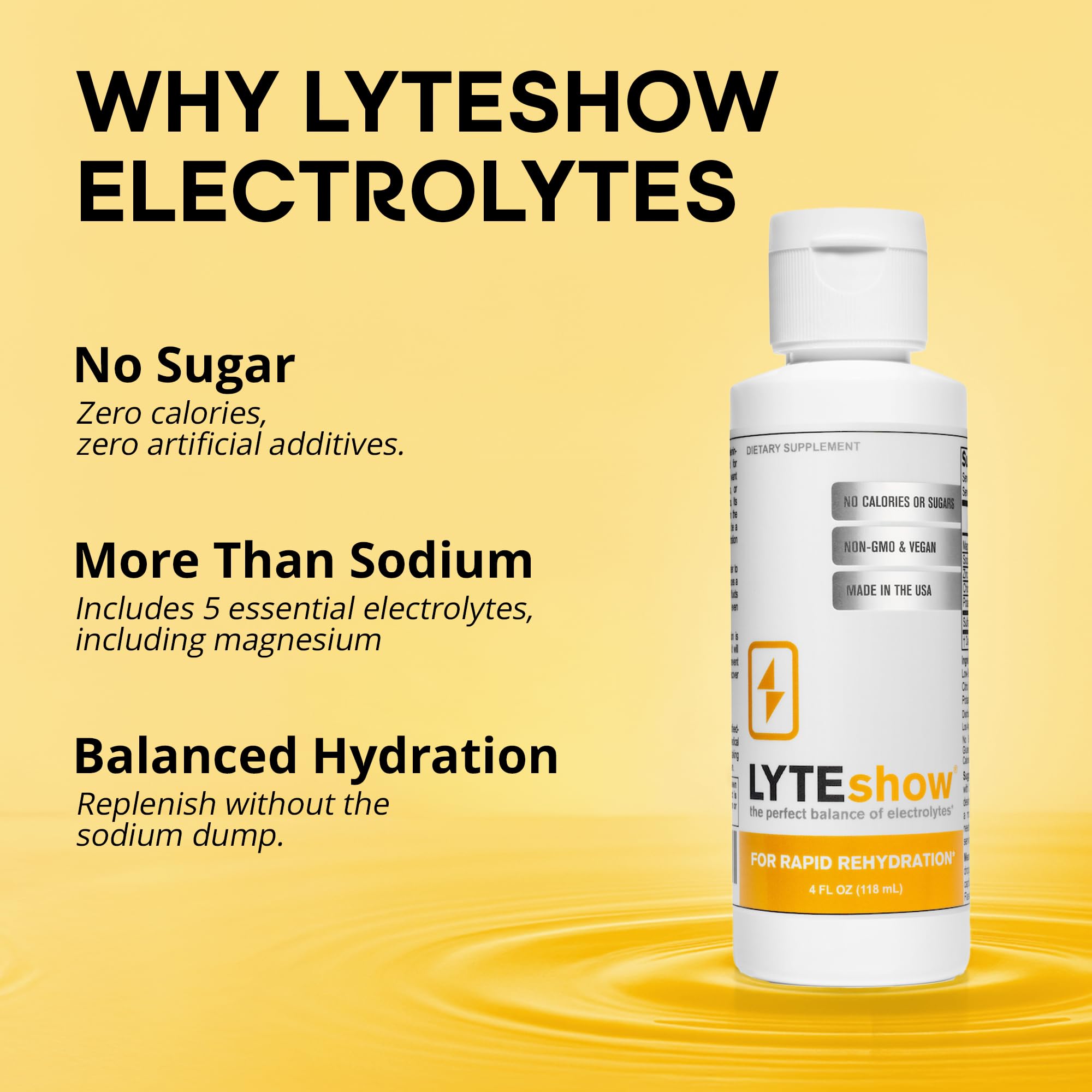 LyteLine LyteShow etiqueta detallada evidencia ingredientes clave