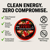 LyvWel extracto de guaraná en polvo mostrando ingrediente natural activo