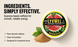 LyvWel escena lifestyle en escritorio para concentración y energía
