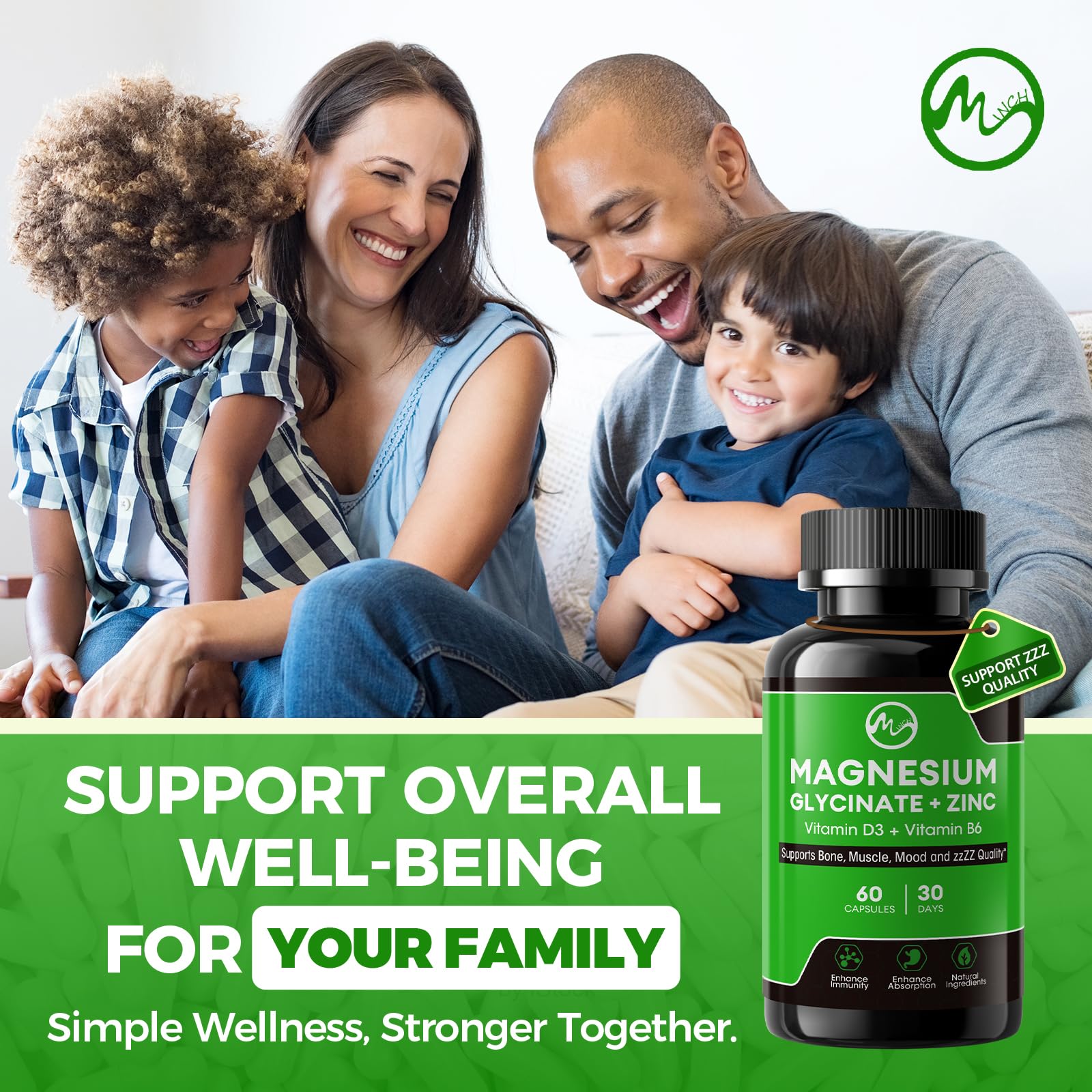M inch frasco en cocina junto a alimentos para estilo de vida saludable