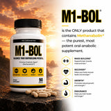 M1-BOL cápsulas en primer plano destacando textura y formato vegano, útil para inspección rápida