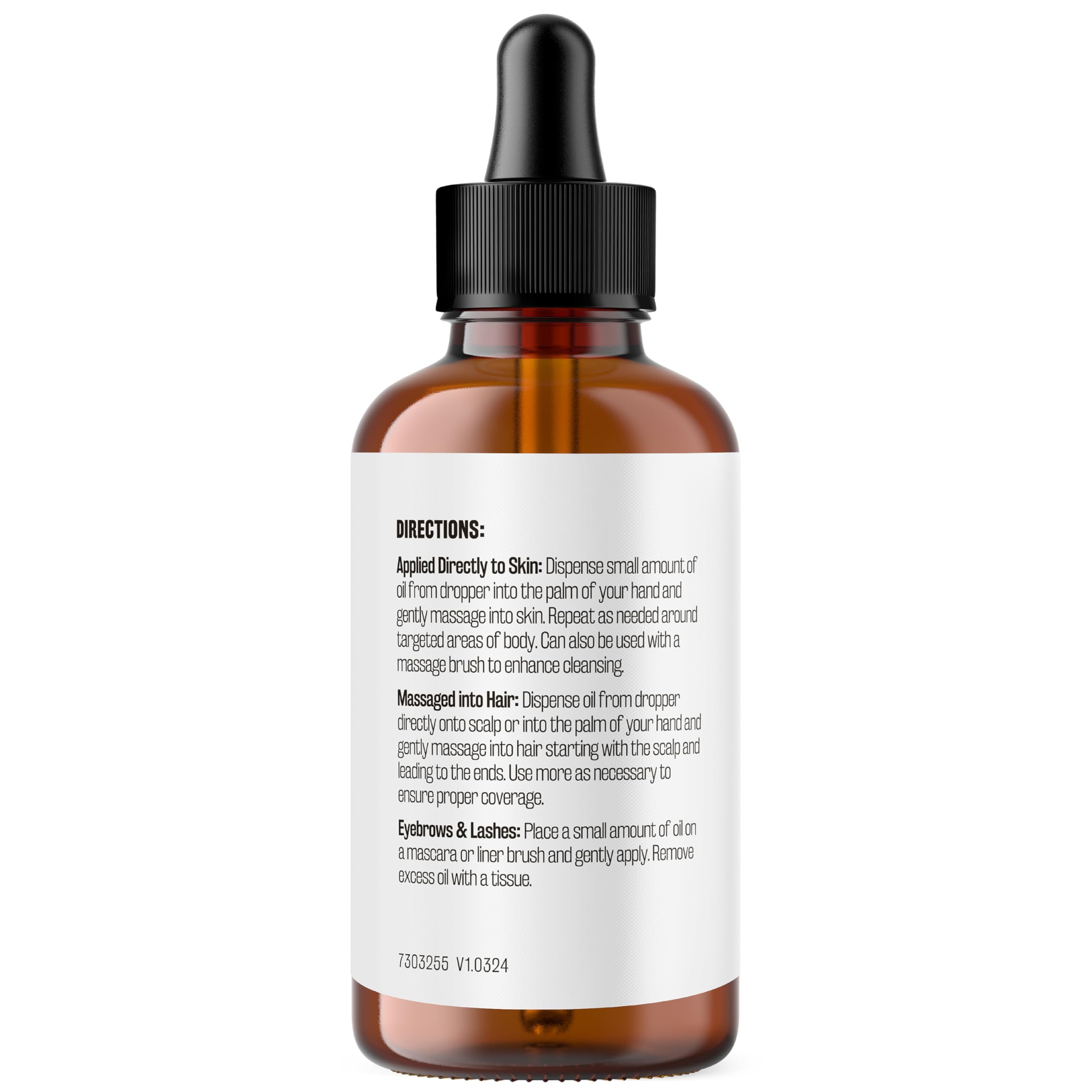 M3 Naturals botella junto a mano para comparar tamaño, ideal para viajes