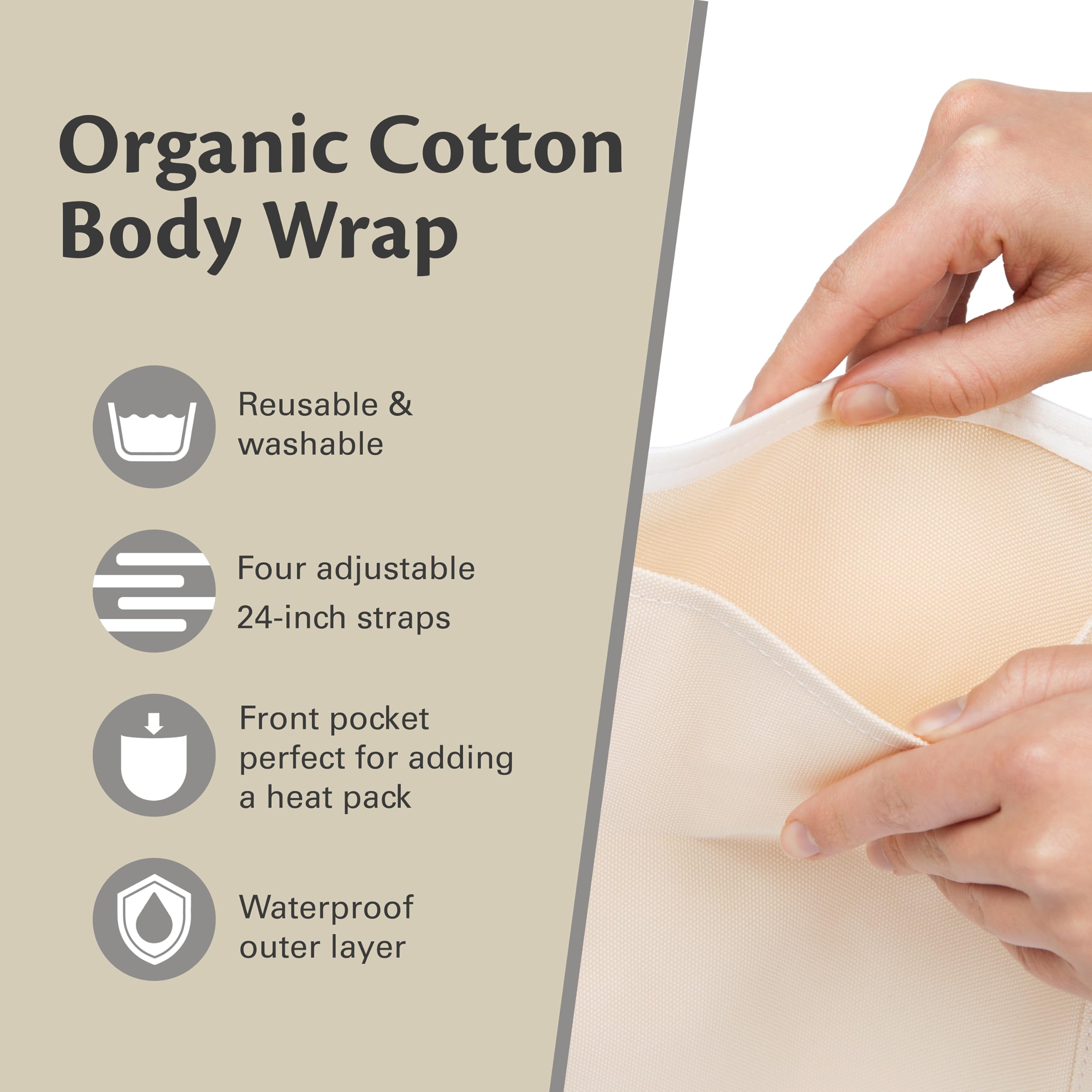 M3 Naturals correas de nailon ajustables para sujeción estable y segura